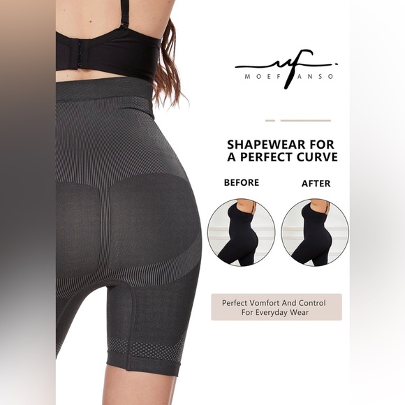 Women's Shapewear Tummy Control Shorts High Waisted Body Shaper - Picture 4 of 5